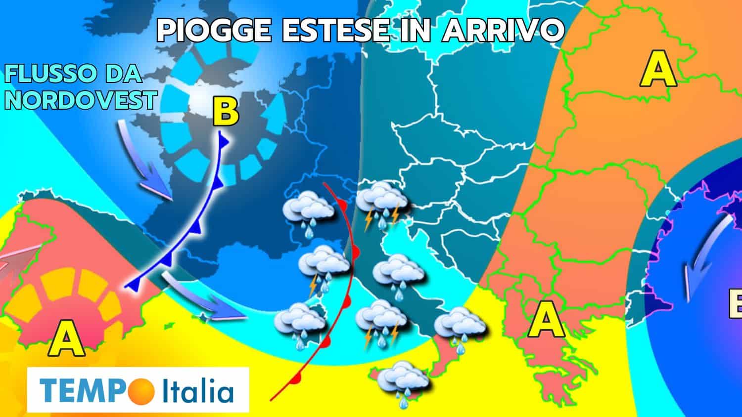 Febbraio si congeda con il maltempo. Ecco quando e dove di più