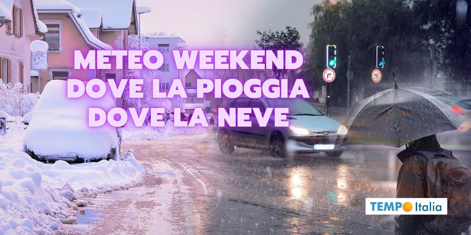 Meteo: venti freddi, pioggia e neve, nel Weekend risorge l'Inverno 2 meteo weekend dove pioggia dove neve 13 jfdofp