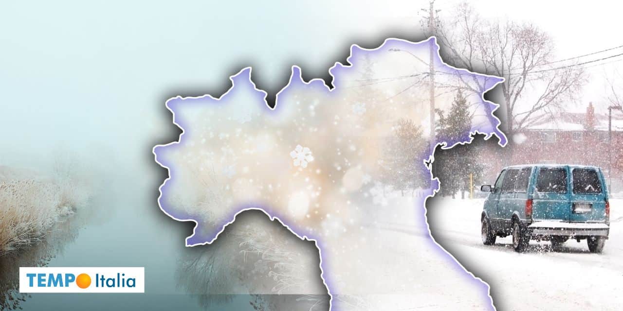 Meteo: cambia tutto, tra Lunedì 10 e Martedì 11 arriva la neve su queste zone