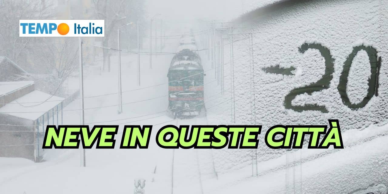 Mete: Europa nel GELO, Italia coinvolta, neve nelle seguenti città 2 neveinqueste 0601