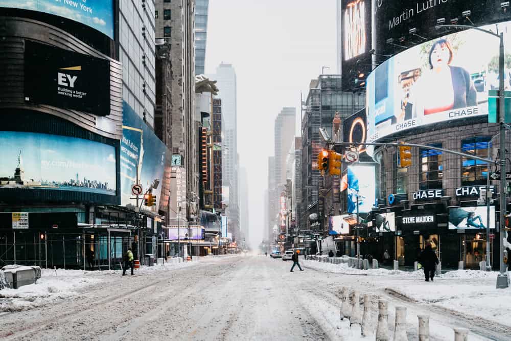 Meteo USA: tempeste di neve violentissime in arrivo, New York rischia un’ondata di gelo storica