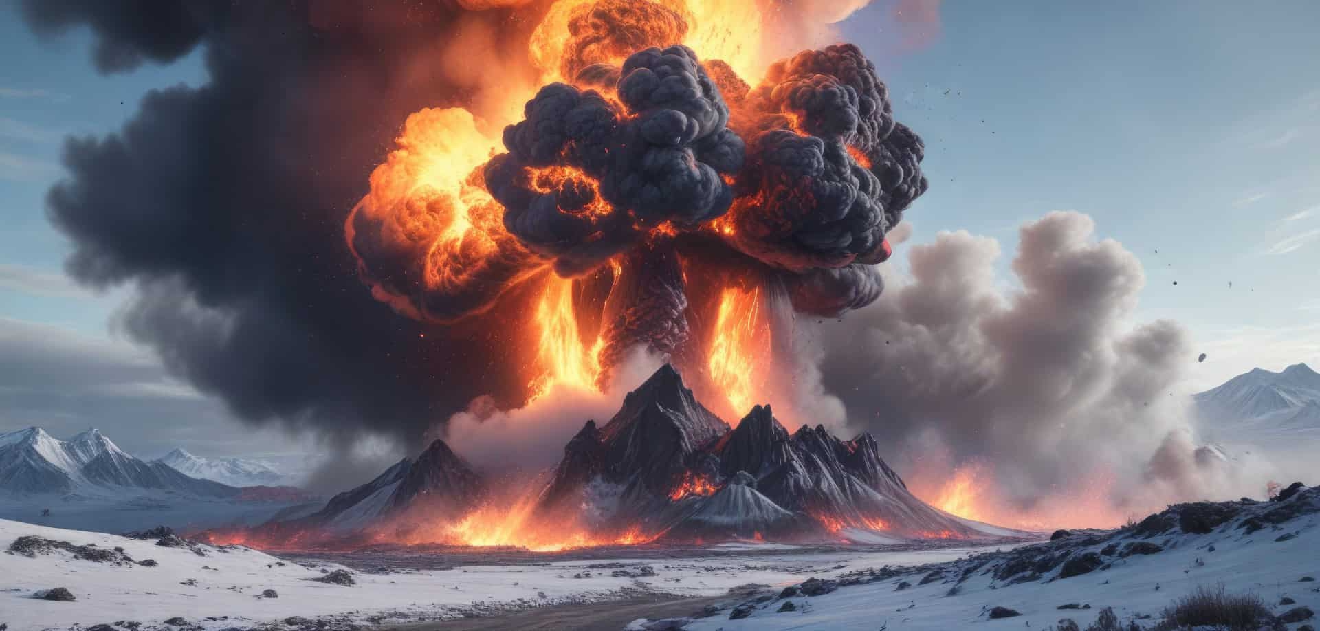 Imminente grande eruzione vulcanica che abbasserà le temperature della Terra