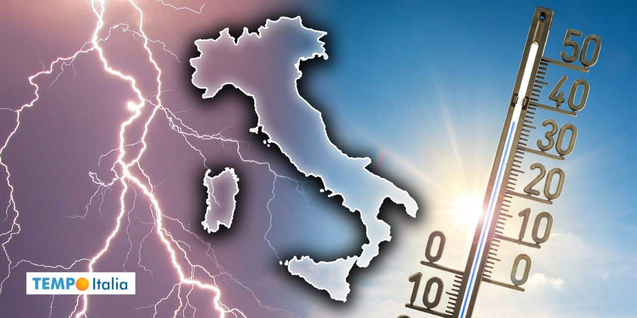 Meteo: peggiora, ancora! Piogge e temporali il 25 Aprile