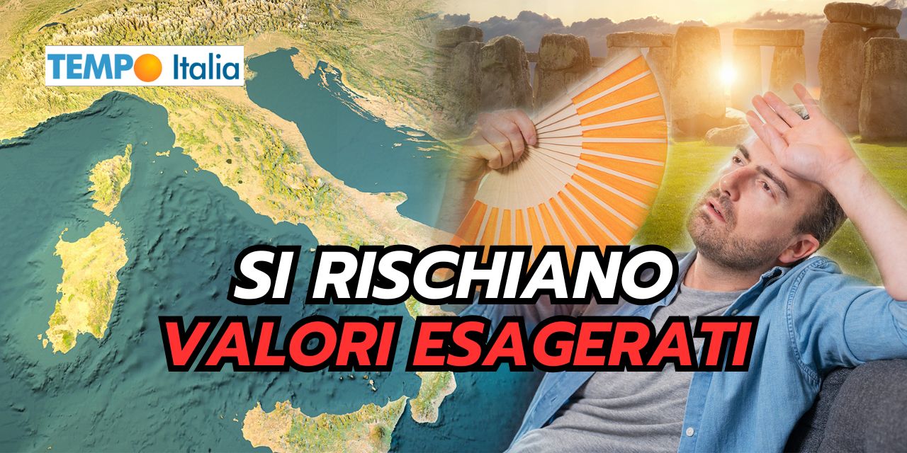 Meteo: rischiamo valori esagerati a cominciare da…