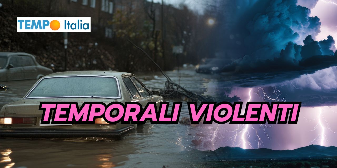 Concreto rischio di temporali violenti dopo la fase meteo calda