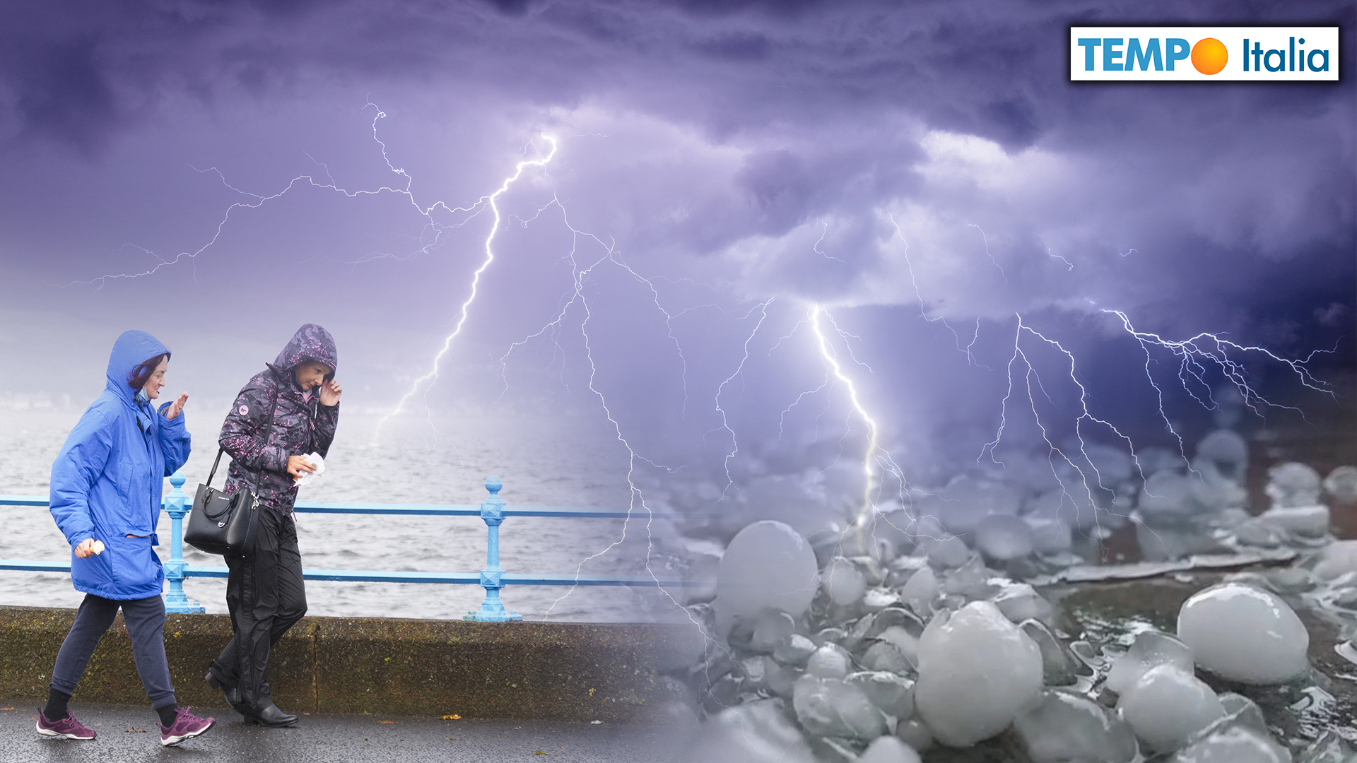 Meteo: Tornano violenti Temporali, grandine e venti forti