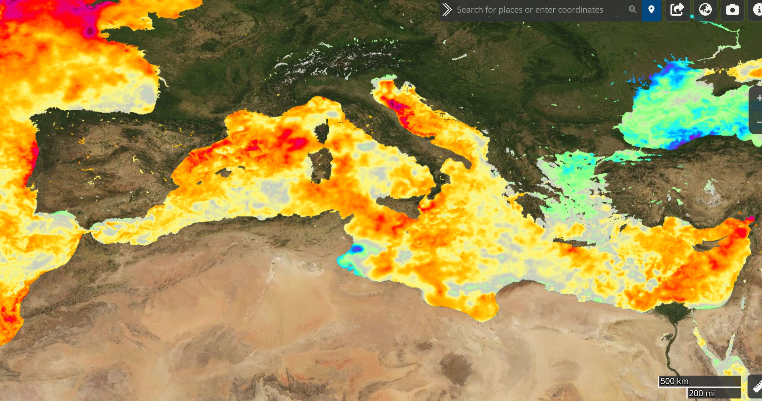 Mediterraneo bollente: anomalie record e rischi climatici