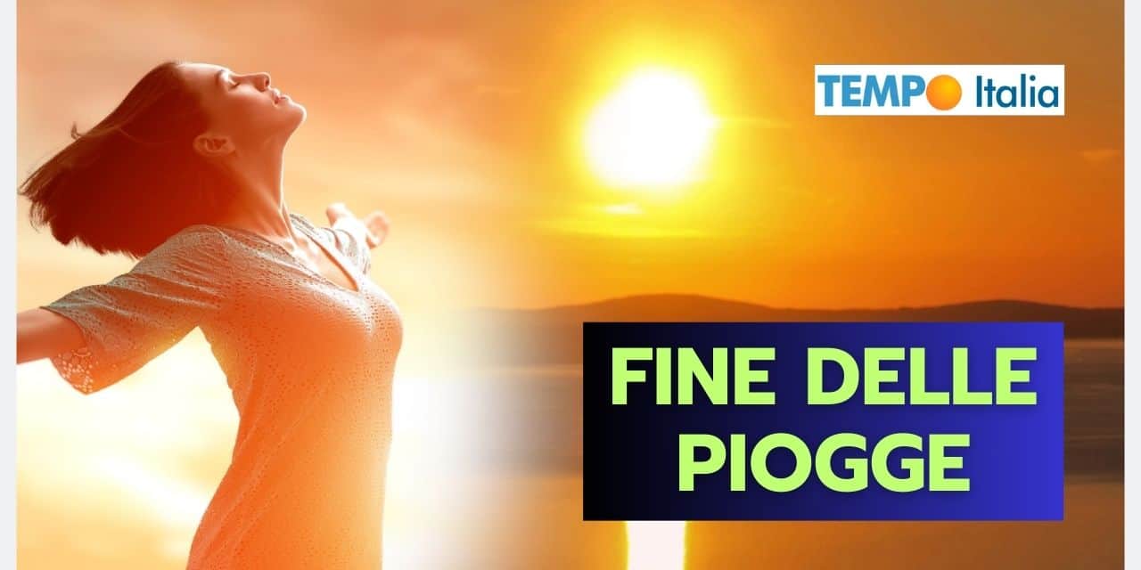 Meteo: da questa data smette finalmente di piovere
