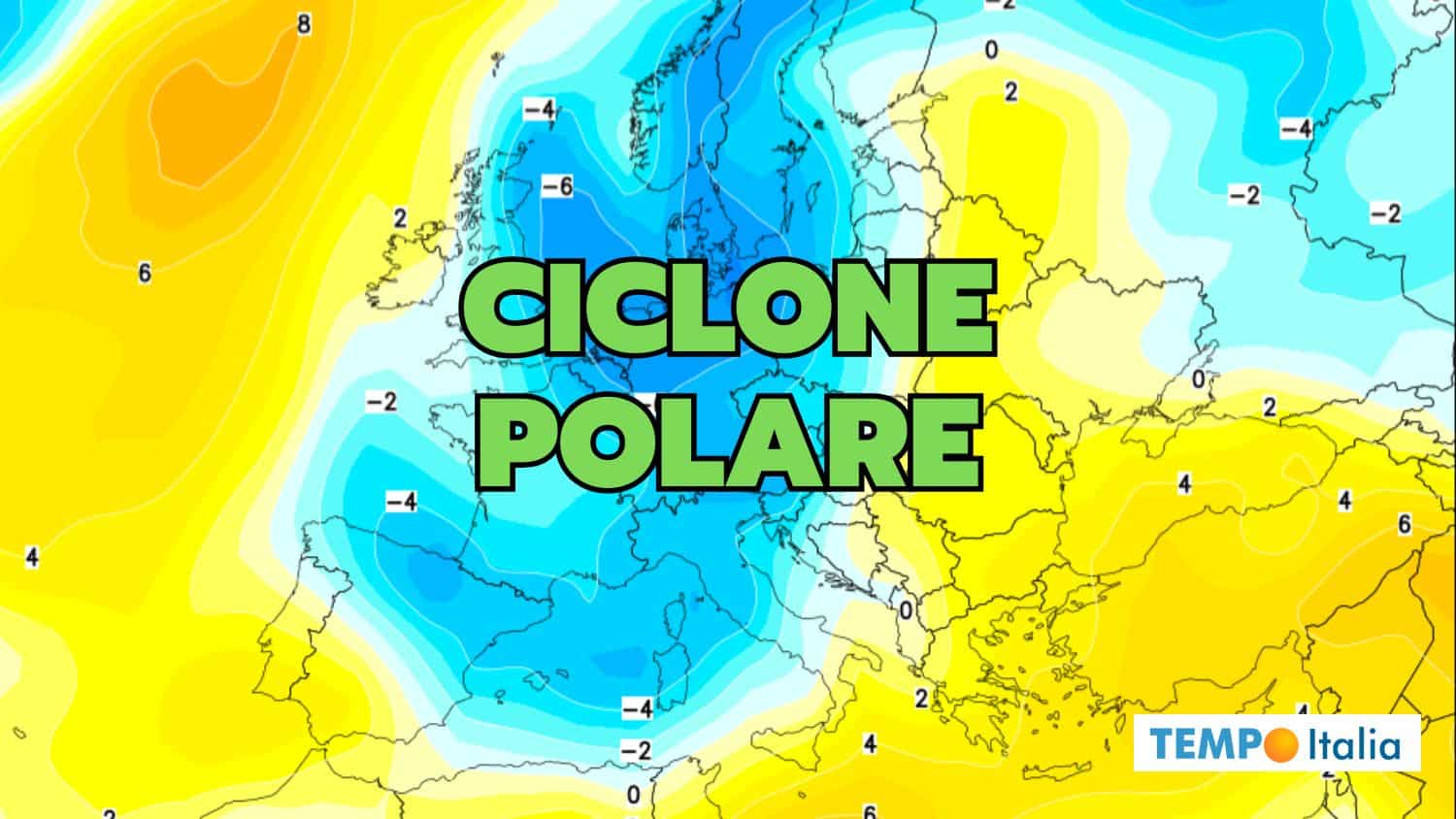 Meteo, Ciclone POLARE con Nubifragi, Grandine e Neve da Giovedì 22