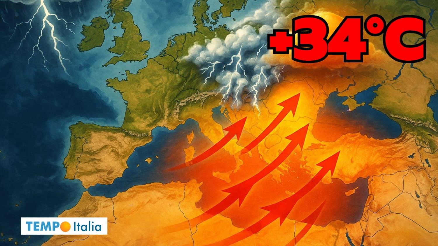 Meteo, esplode il CALDO estivo: fino a 34°C, ma tornano i TEMPORALI