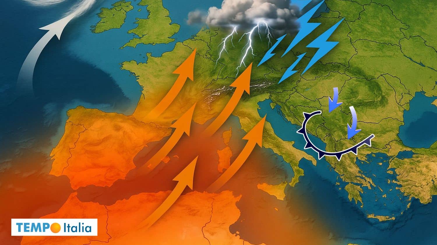 Meteo fine Maggio: Tregua temporanea, poi torna il CALDO al Nord. Sud ancora incerto