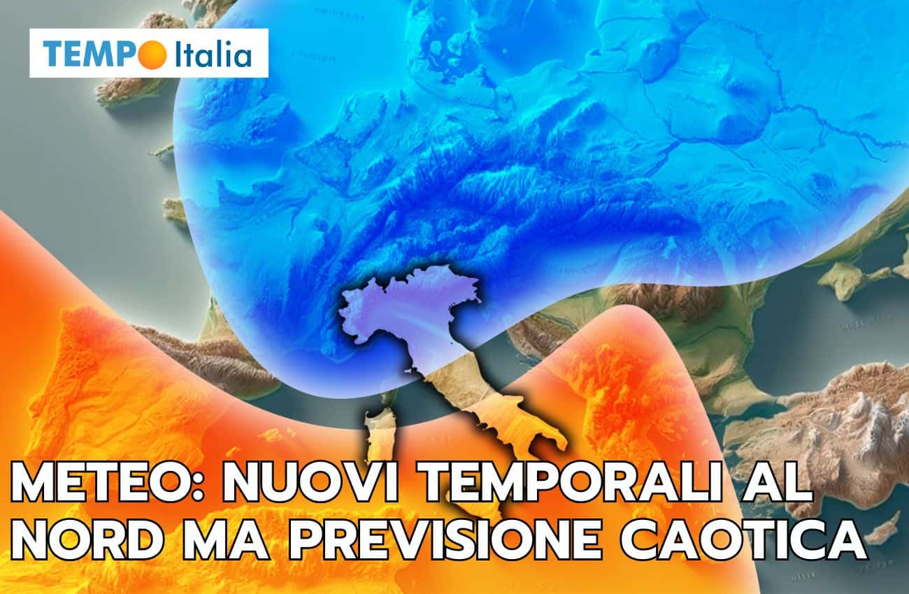 Meteo: altri temporali al Nord, ma la previsione è davvero caotica