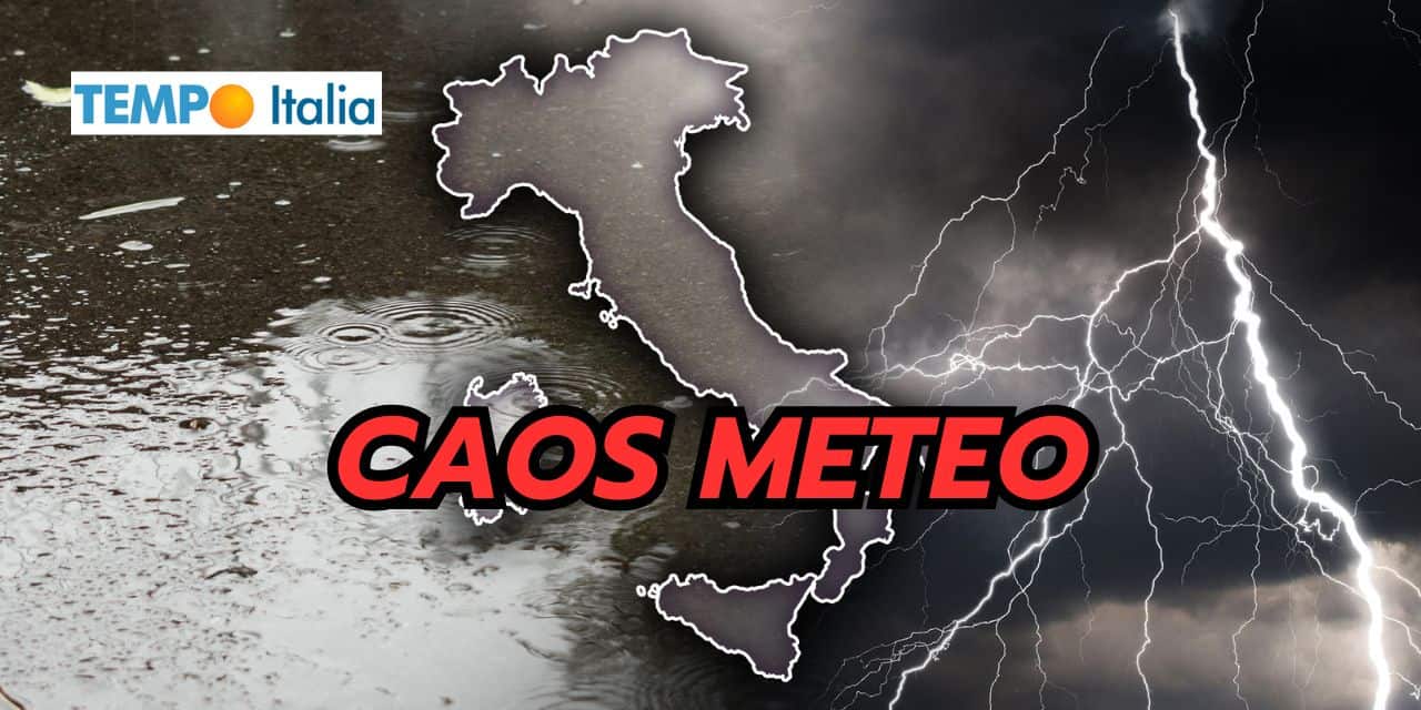 Caos meteo sull’Italia