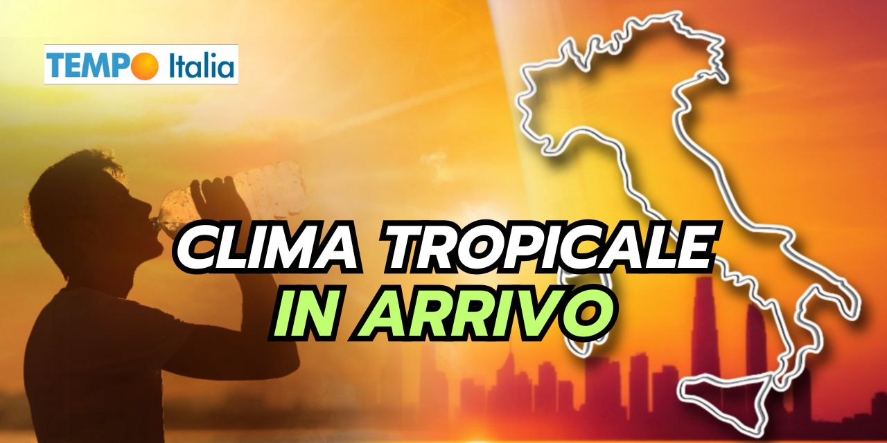 Aspettiamoci di colpo un meteo tropicale