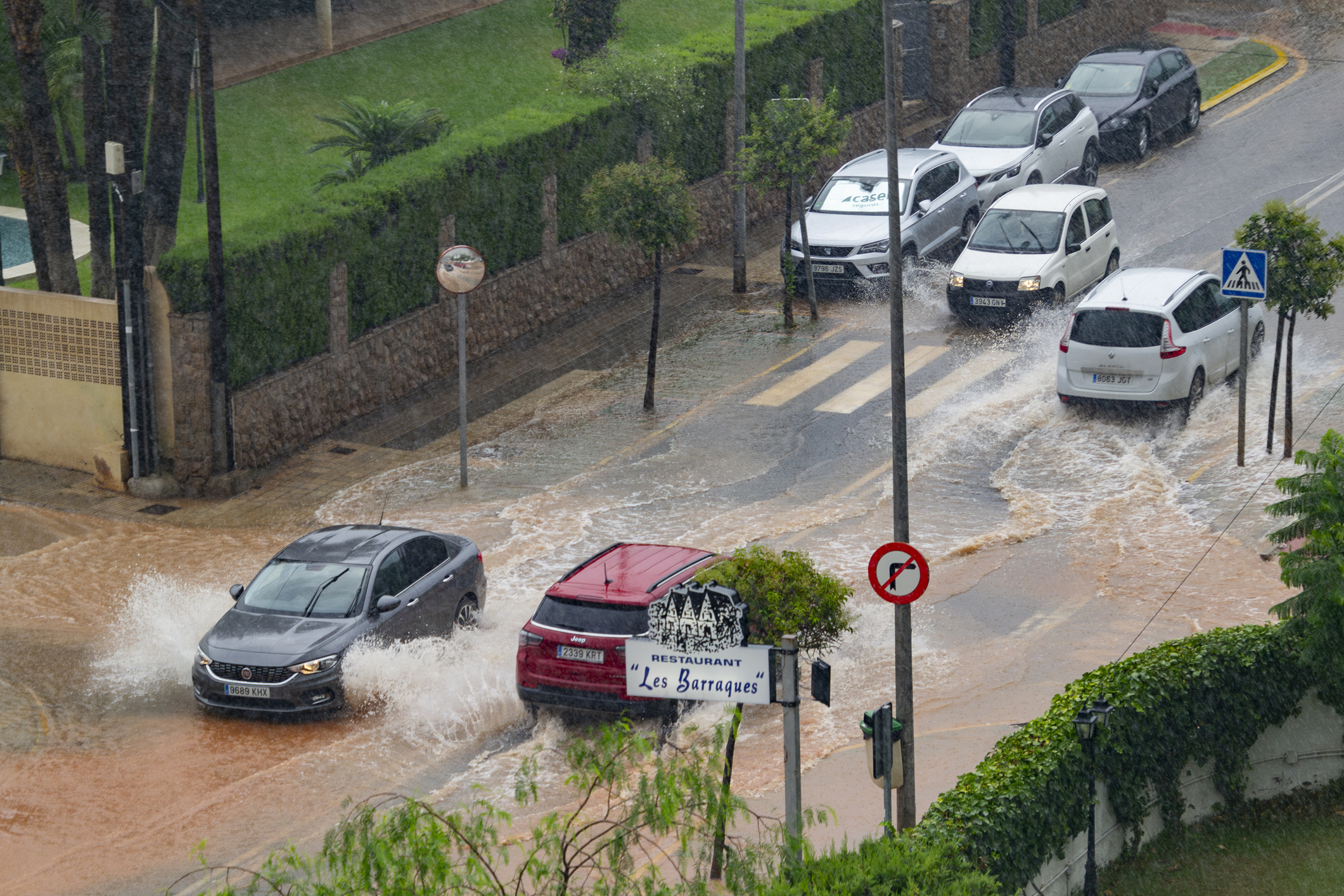 Meteo Spagna: forti piogge e calo termico dominano la domenica
