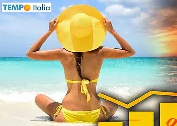 Sole e caldo da primi bagni e tintarelle
