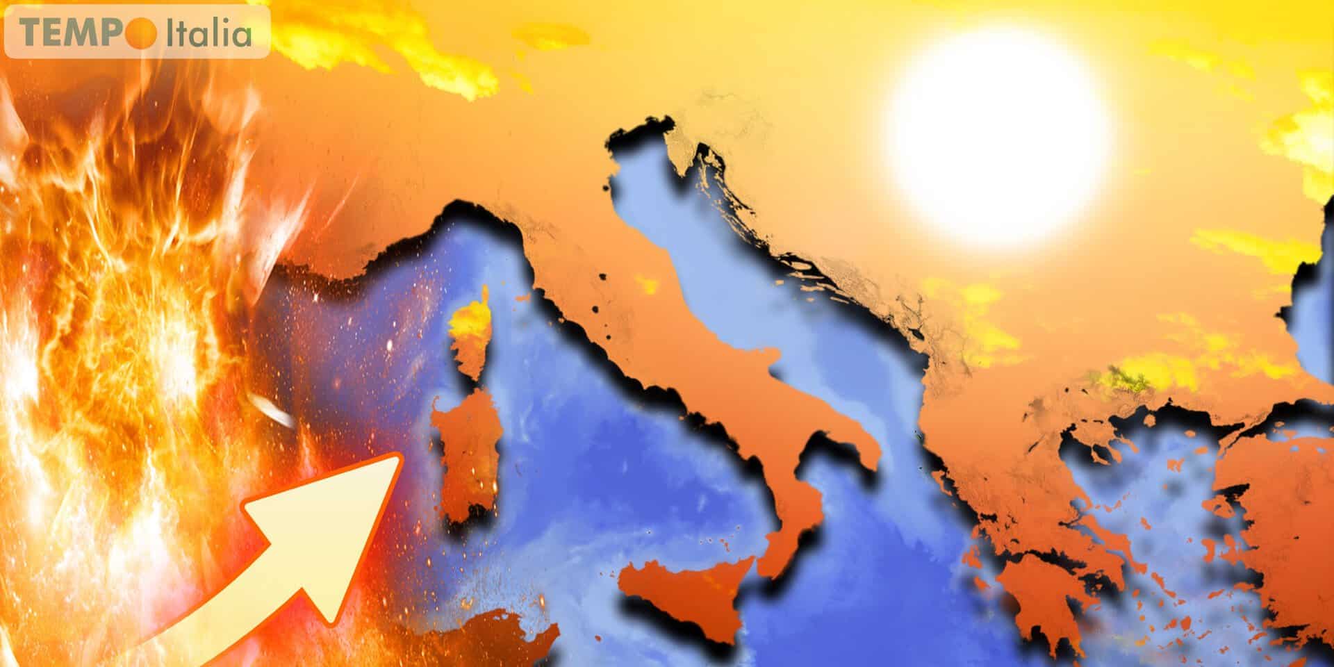 Meteo, Oggi inizia un caldo in folle aumento in settimana. Refrigerio? Prima ipotesi