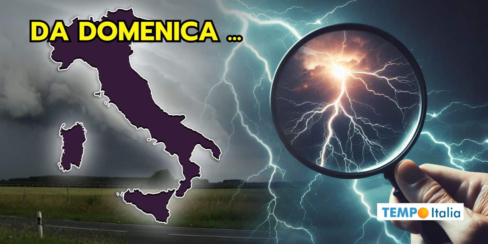Tutto sull'esplosione di CALDO e TEMPORALI, tre giorni d'ALTA TENSIONE METEO da Nord a Sud 2 meteo da domenica temporali 06 14 idofadsa