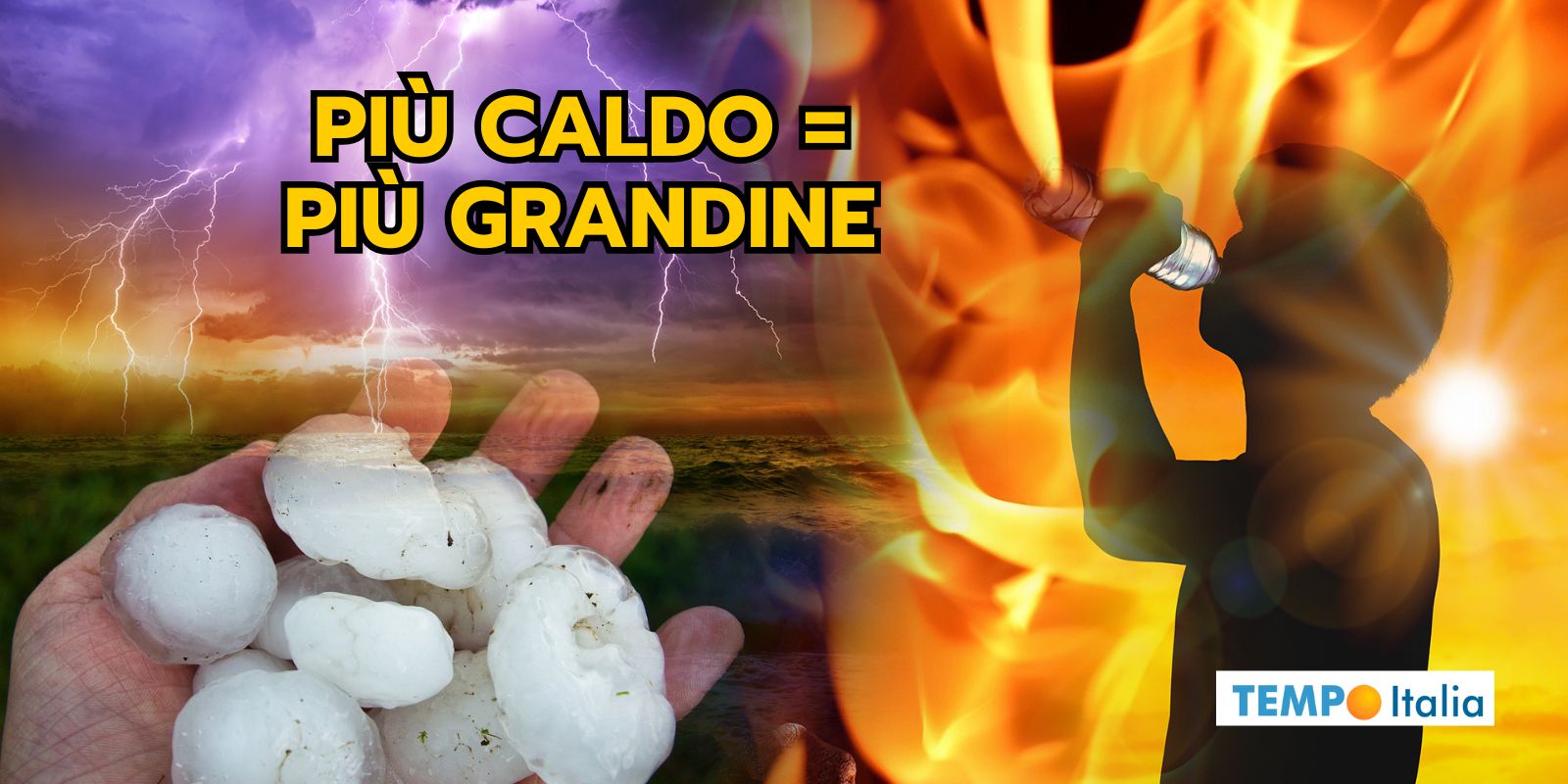 Meteo estremo: rischio GRANDINE nei prossimi giorni, il TREND sembra segnato