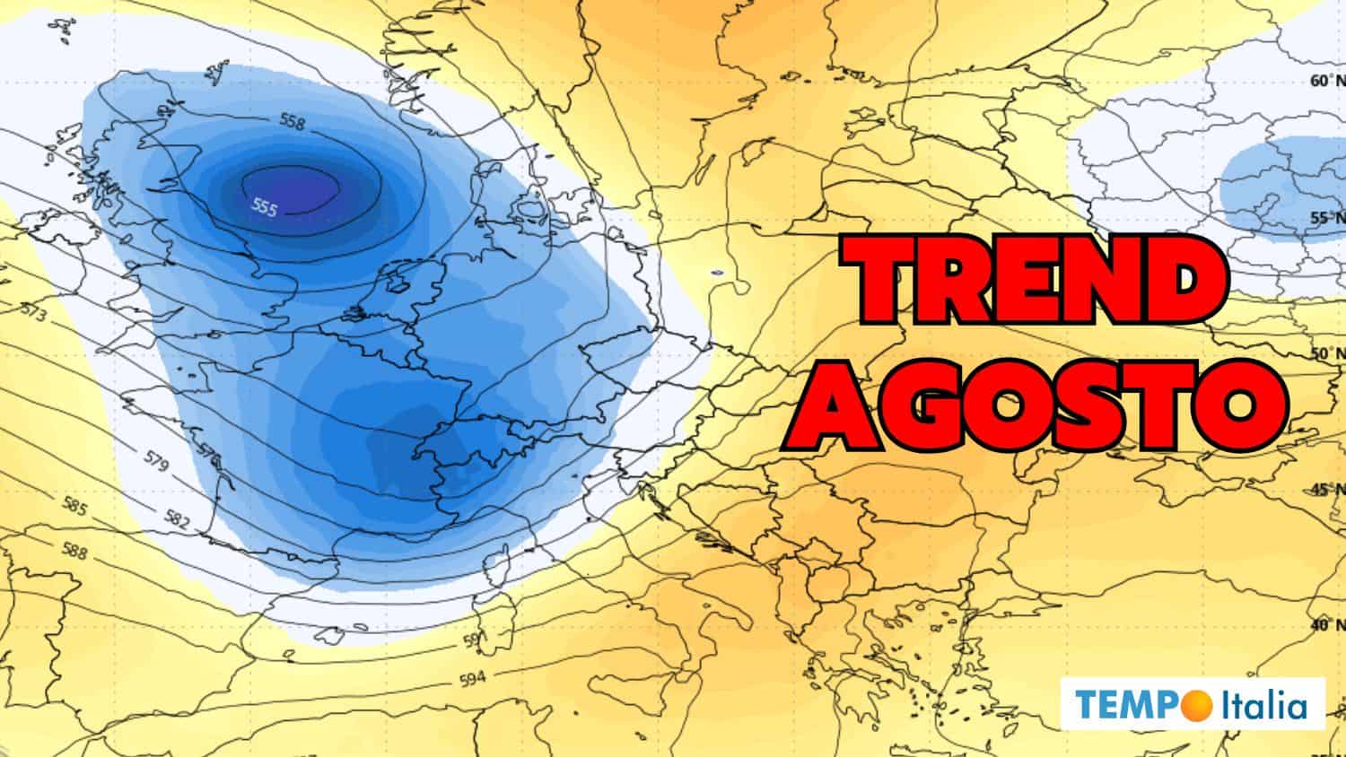 ATTENZIONE, il meteo di AGOSTO sarà come quello di una volta. Burrasca compresa?