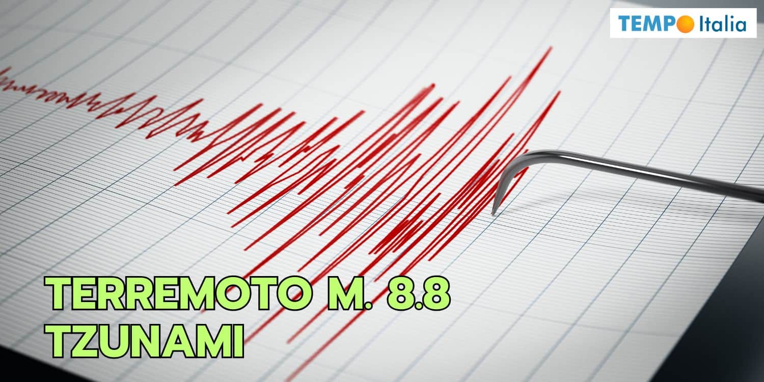 Terremoto Magnitudo 8.8, sciame sismico e tsunami in atto