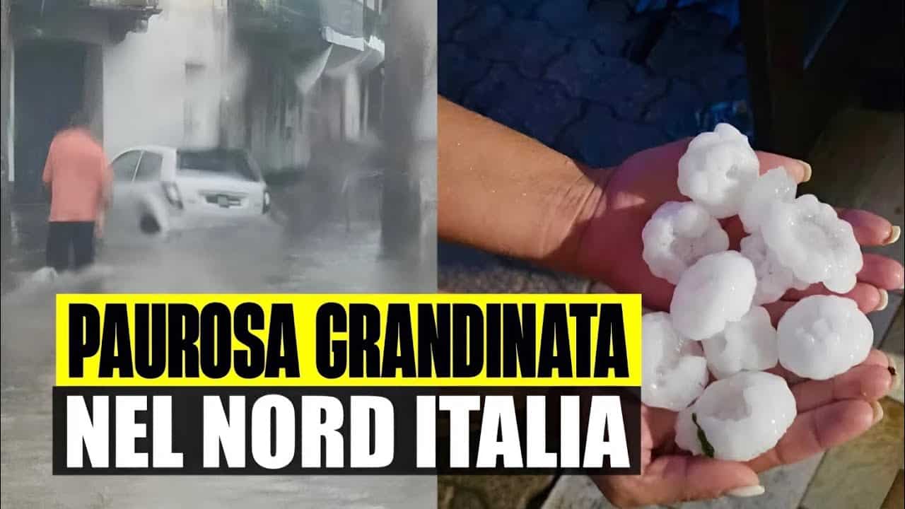 Grandinate devastati ultime ore. Video meteo Maltempo