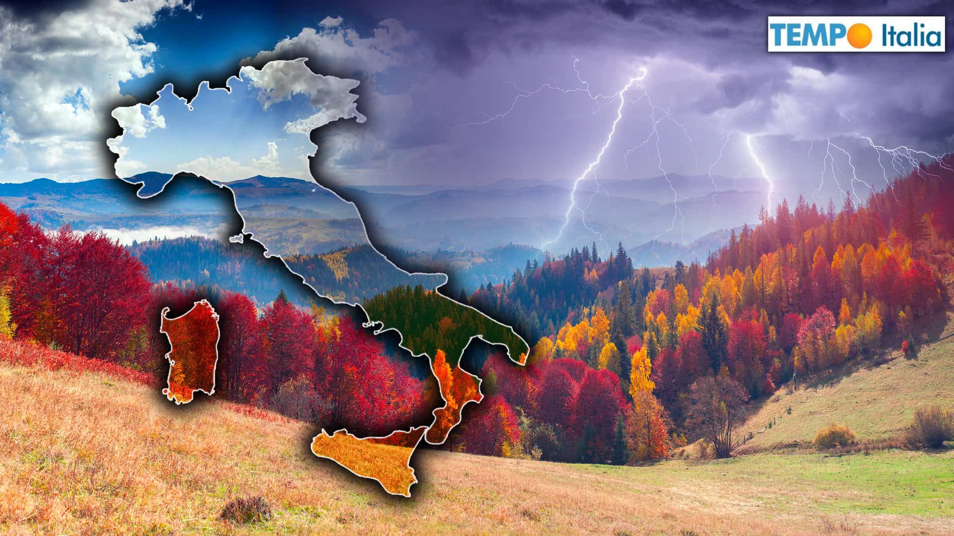 Meteo d’autunno: Maltempo a tratti! Più fresco
