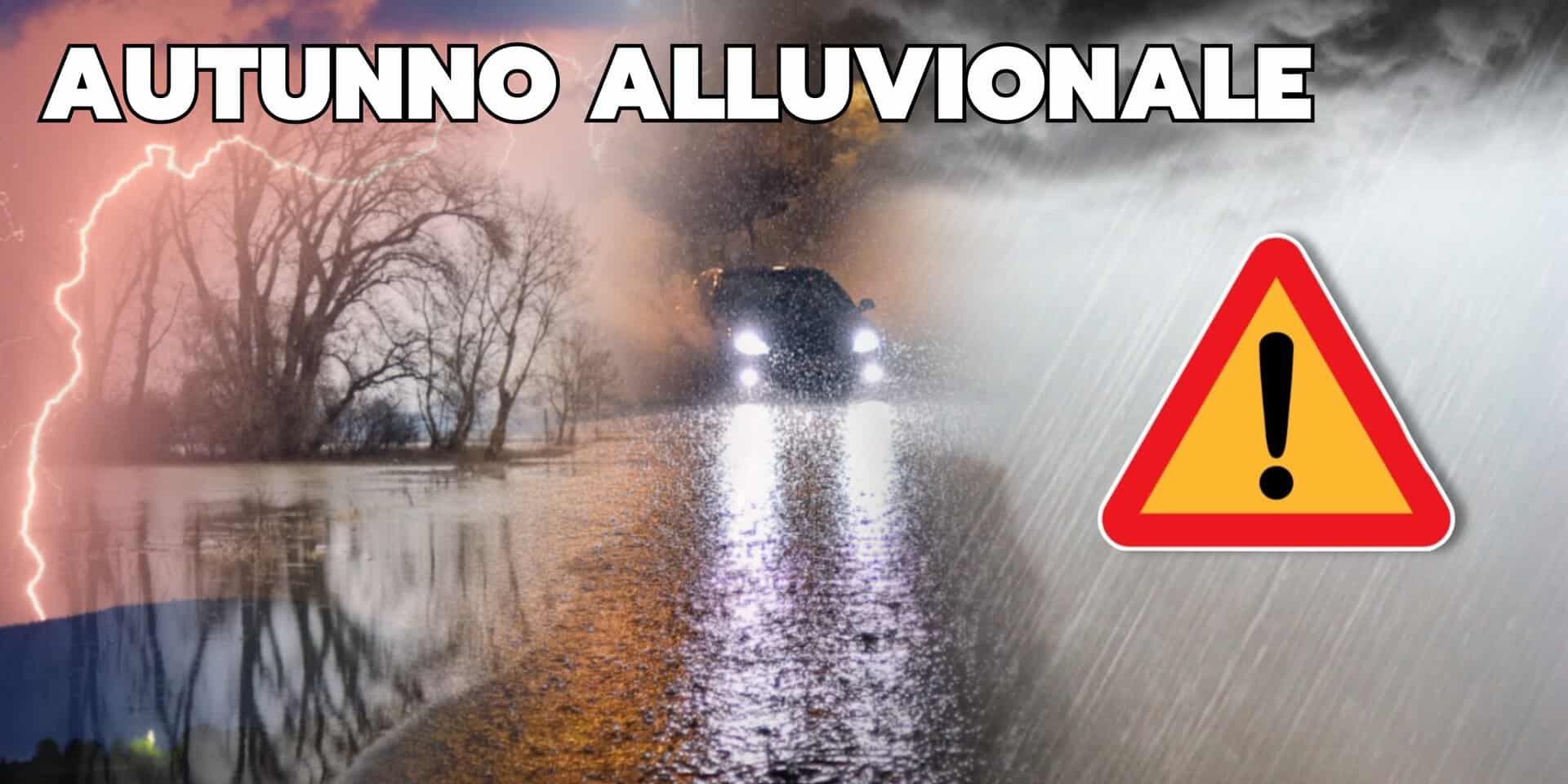 Autunno, stagione di nubifragi e anche alluvioni. Analisi