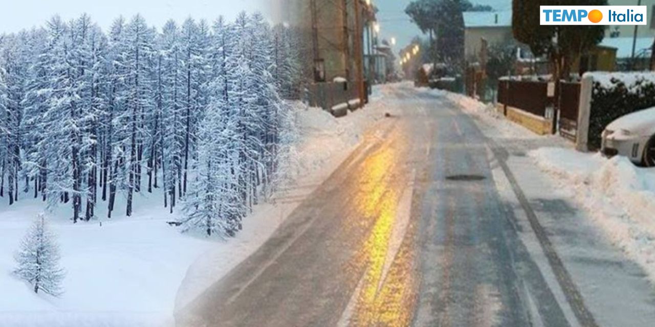 Prima neve in arrivo sui monti appenninici