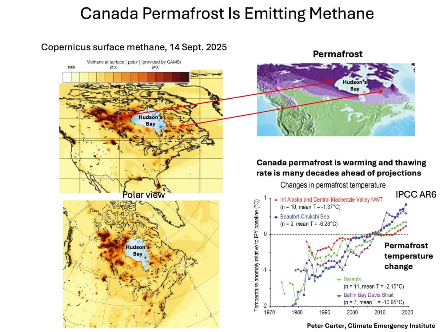 Allarme in Canada: il permafrost rilascia metano con largo anticipo 3 Allarme in Canada: il permafrost rilascia metano con largo anticipo