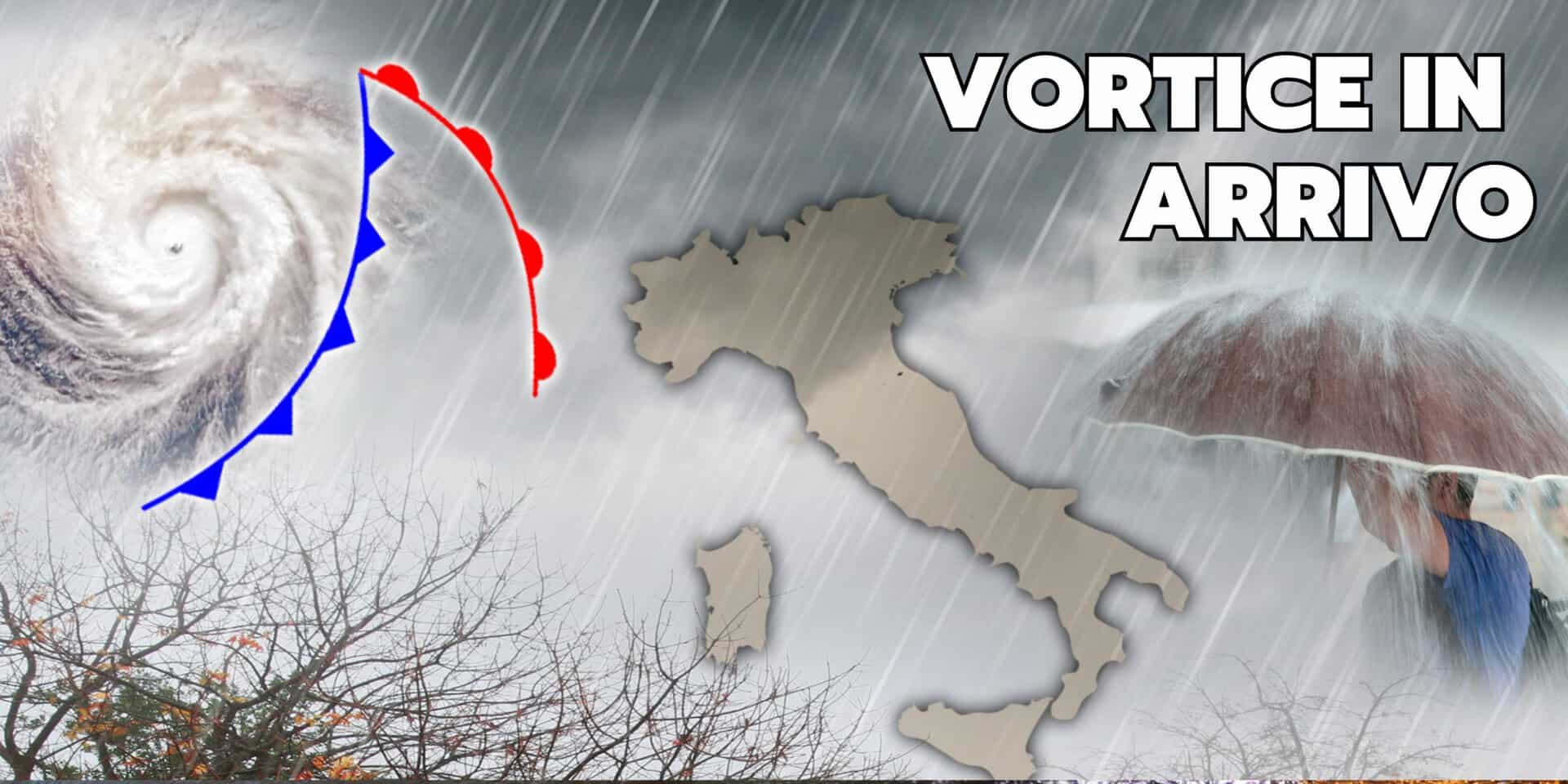 Vortice in arrivo sull’Italia, scocca l’ora dell’Autunno.