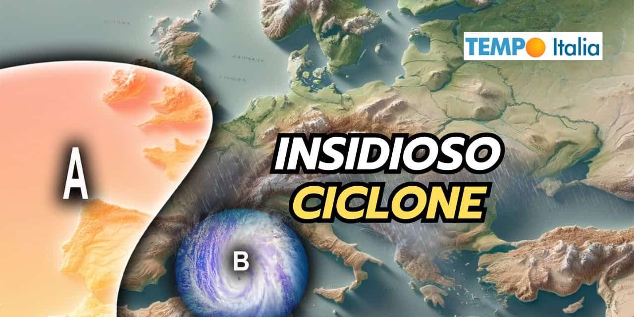 Piccolo ma insidioso Ciclone: ecco le Regioni coinvolte tra Martedì e Giovedì