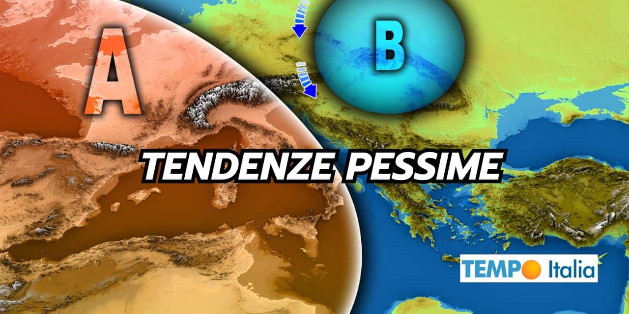 Novembre e Dicembre: cresce la preoccupazione tra gli esperti, MAPPE