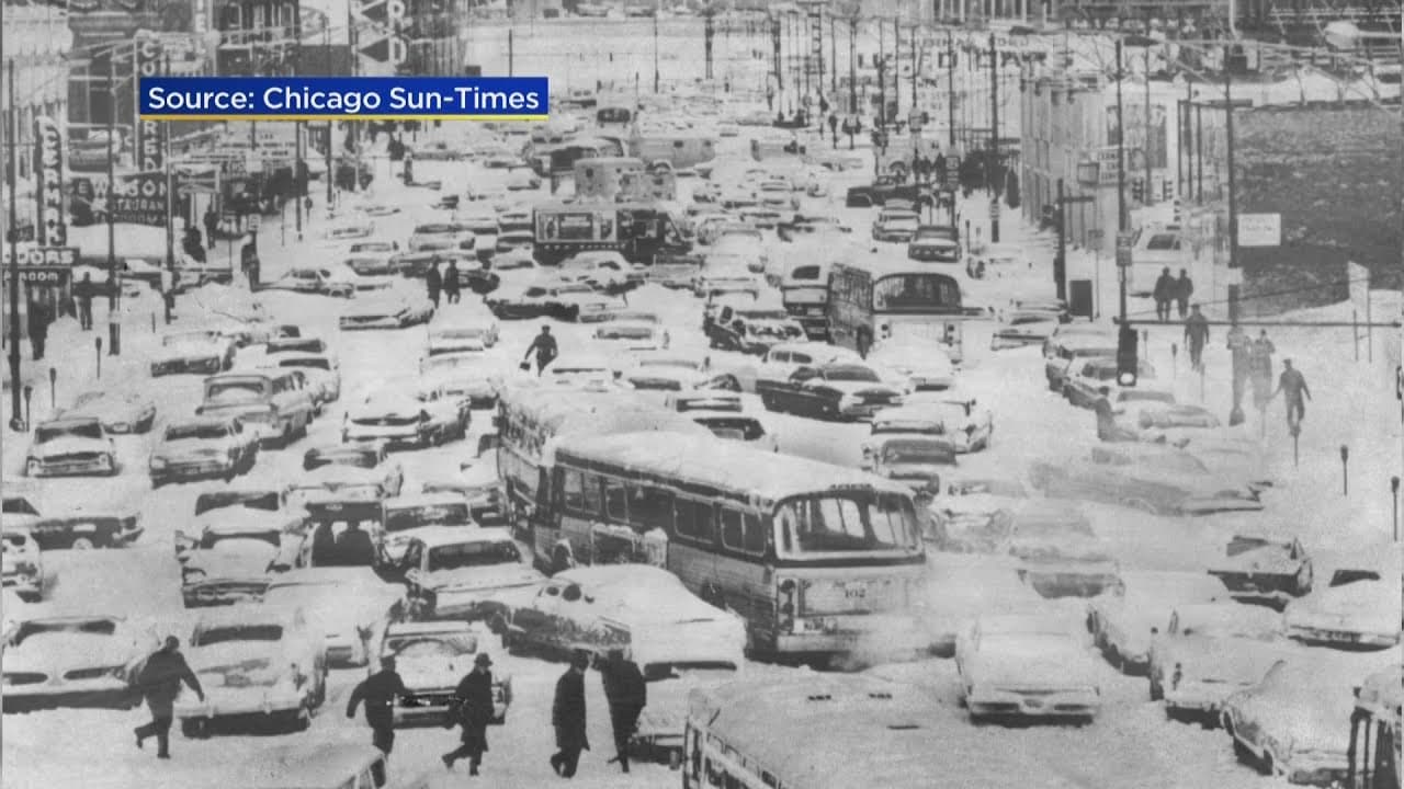 Chicago, Stati Uniti. La città del vento: 26 gennaio 1967, nevicata record