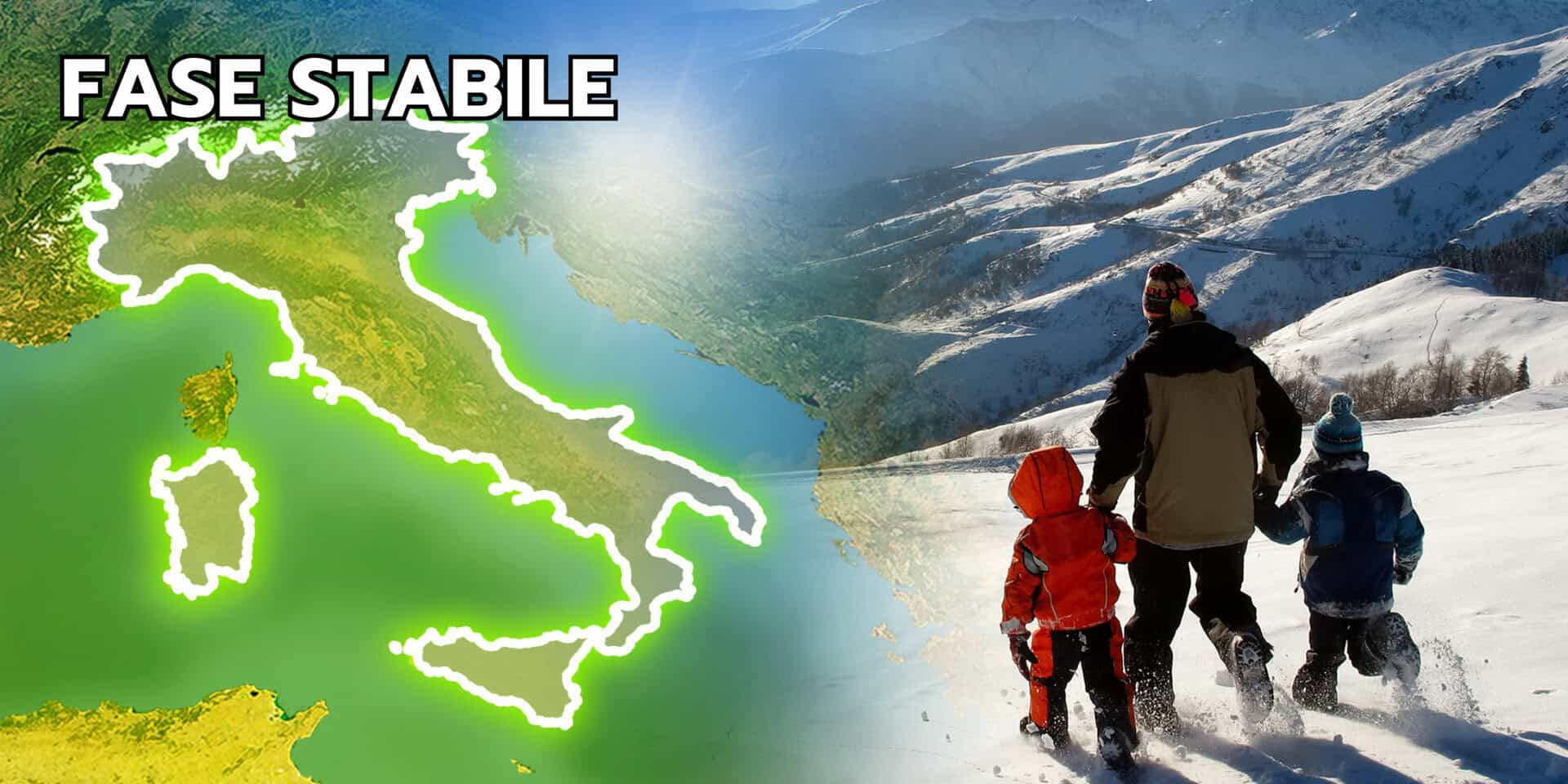 Fase stabile e mite, ma la prossima settimana rischio maltempo!