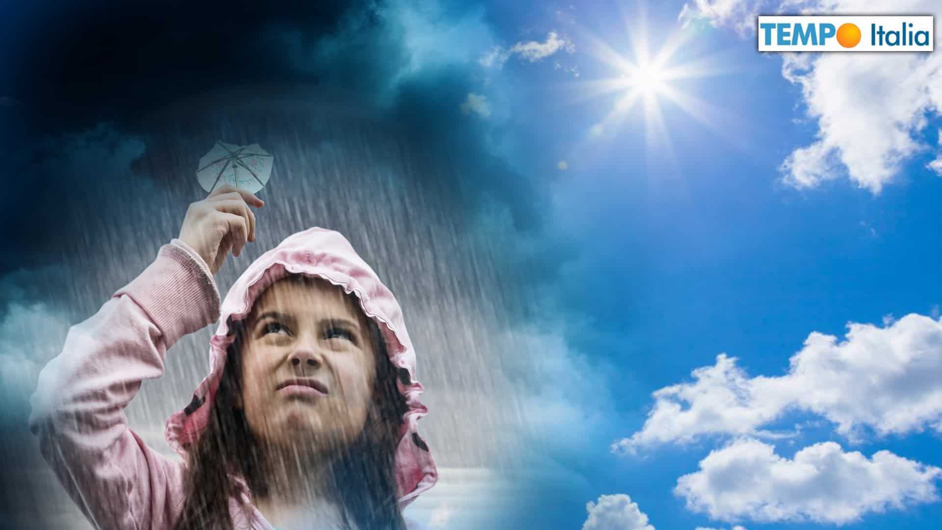 Meteo: Addio sole, torna la pioggia, ma non per tutti