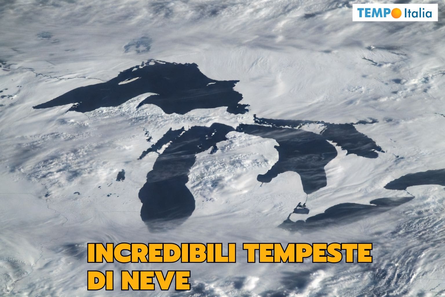 Tempeste di neve nel nord degli Stati Uniti