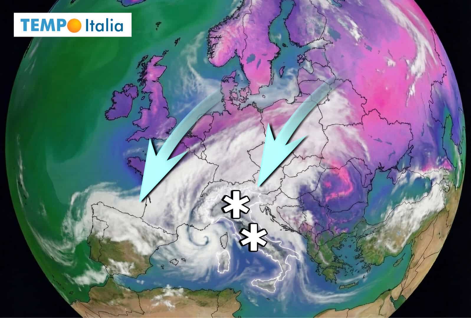Meteo Capodanno: irruzione gelida dalla Russia, neve in arrivo in Italia