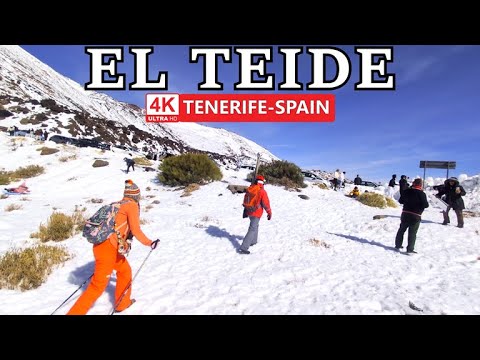 Incredibile neve alle Canarie: sul Teide più neve che sulle Alpi