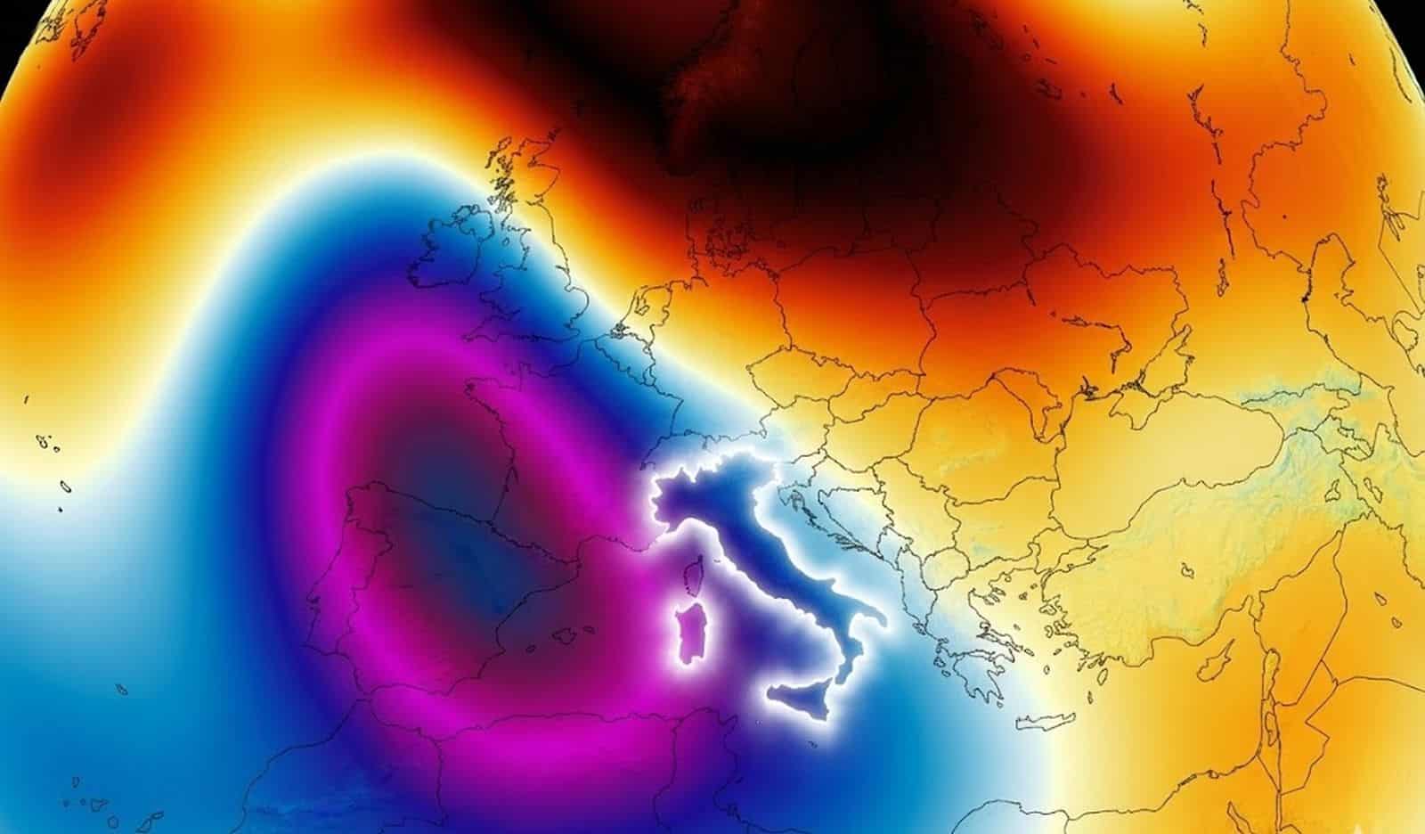 Maltempo invernale in arrivo: il Ciclone del Weekend punta l’Italia