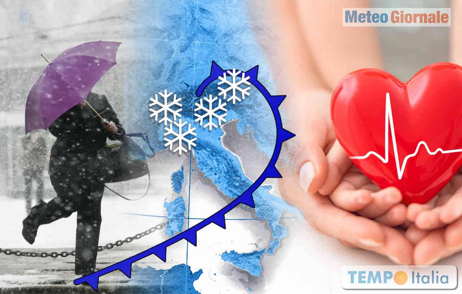 L’Inverno scalpita: due giorni di forte maltempo, poi breve pausa, ma peggiora nel Weekend