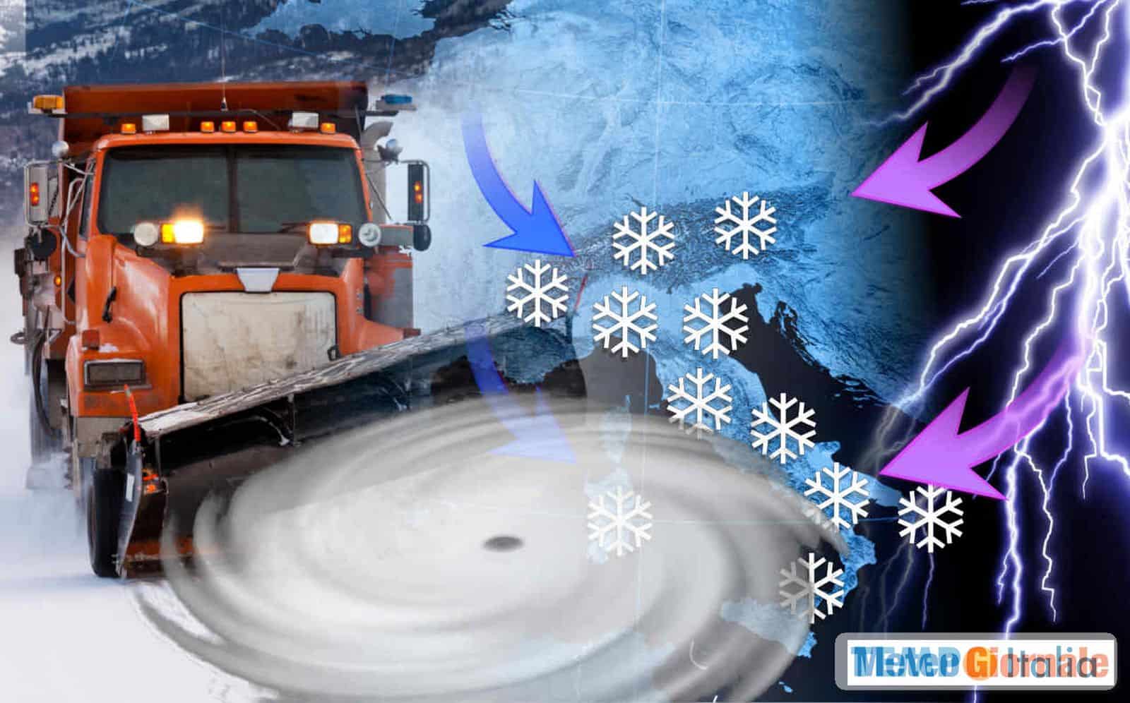 Meteo, l’inverno si riattiva: subito neve abbondante, poi il freddo vero