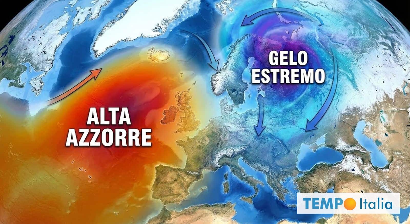 Fine Gennaio da brividi, freddo persistente e intenso in Europa, il peggiore da anni