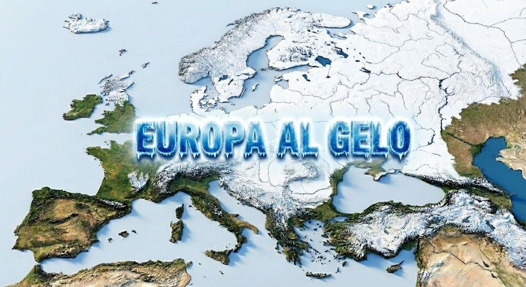 Gelo diffuso sull’Europa, serbatoio freddo attivo: cosa può accadere in Italia