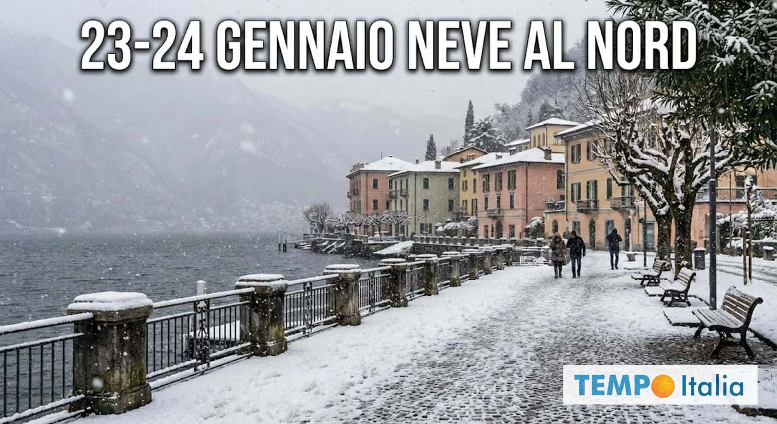 Venerdì 23 e Sabato 24 Gennaio: ritorna la neve al Nord, ecco dove ne cadrà di più