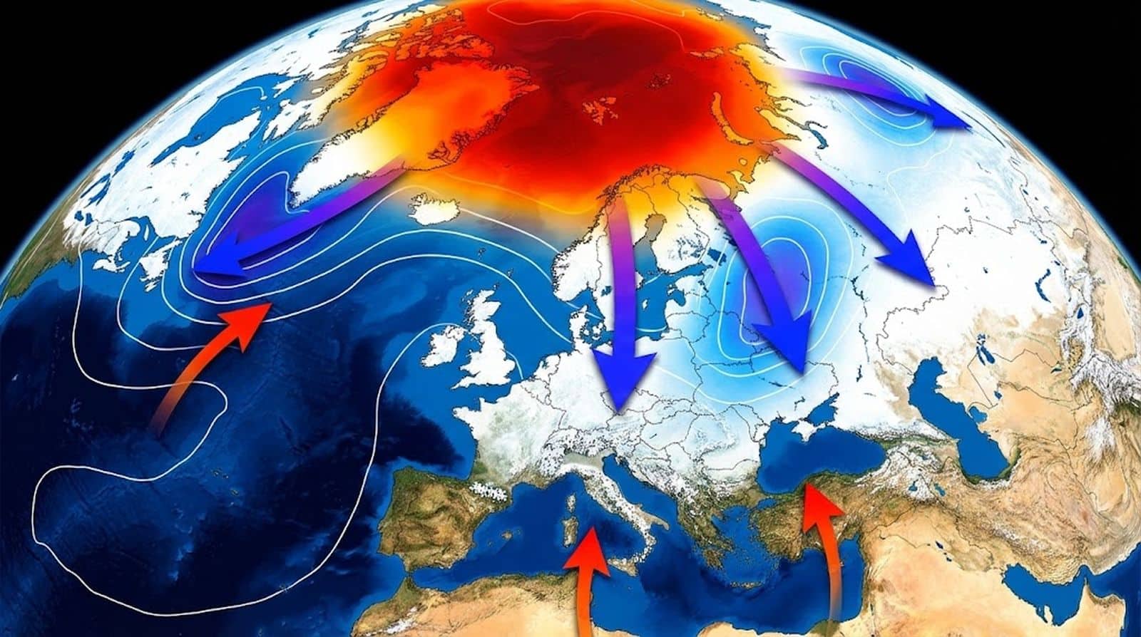 Meteo Febbraio: il Vortice Polare barcolla, il Gelo russo minaccia l’Italia