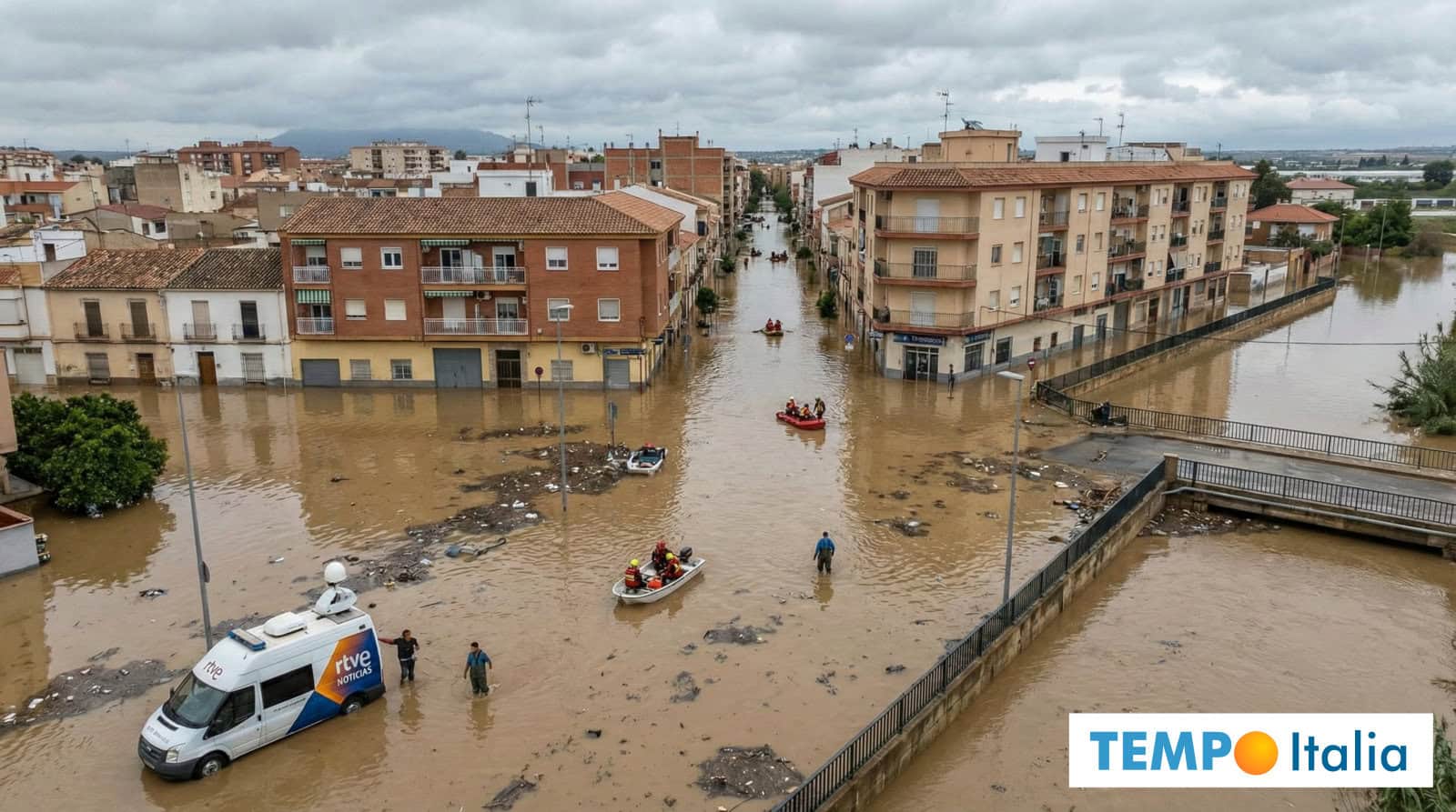 Spagna: piogge record, alluvioni, 2300 mm in 21 giorni