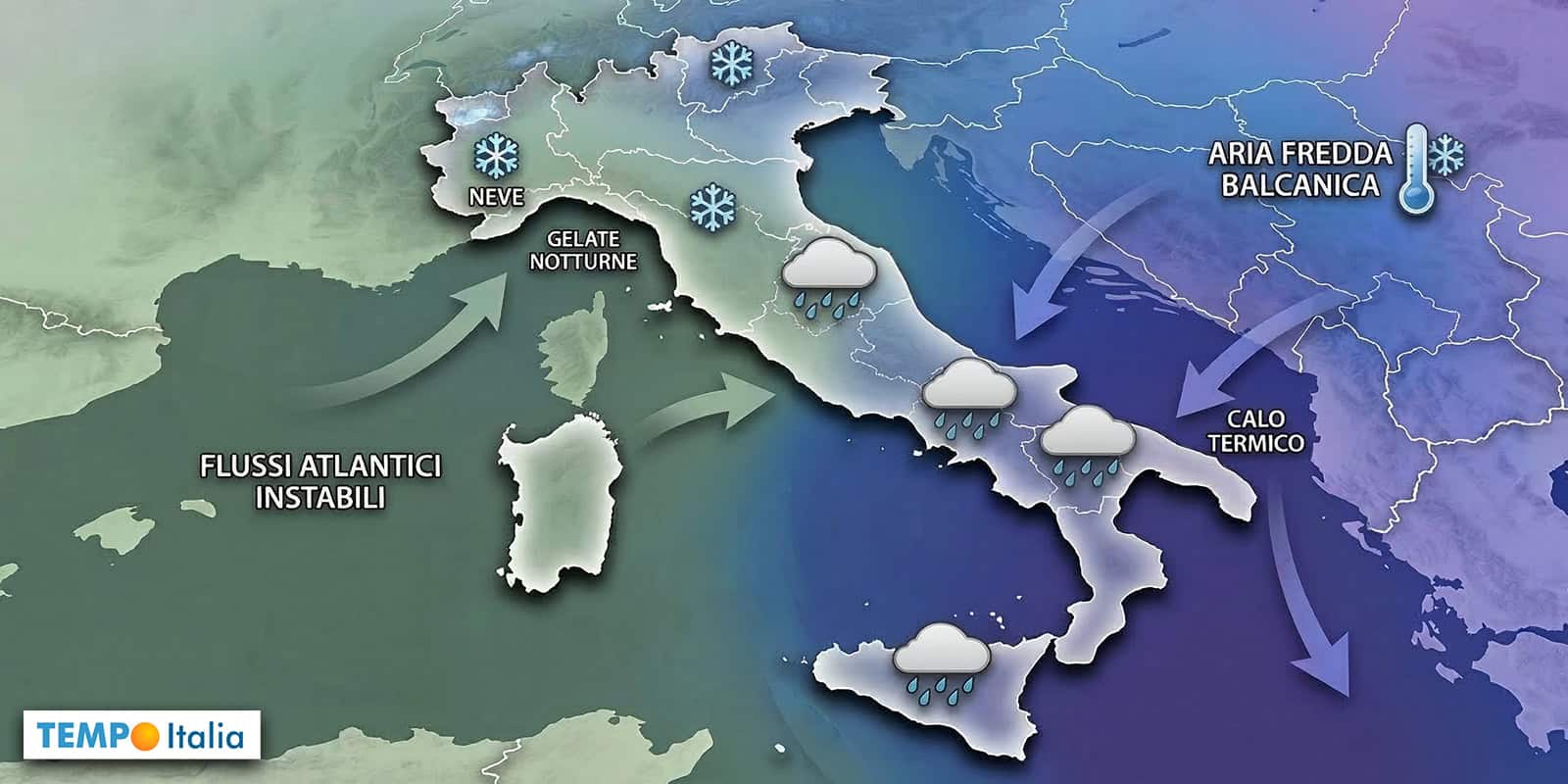 La Primavera va in PAUSA: Freddo e Piogge in arrivo sull’Italia. Ecco le novità del Meteo