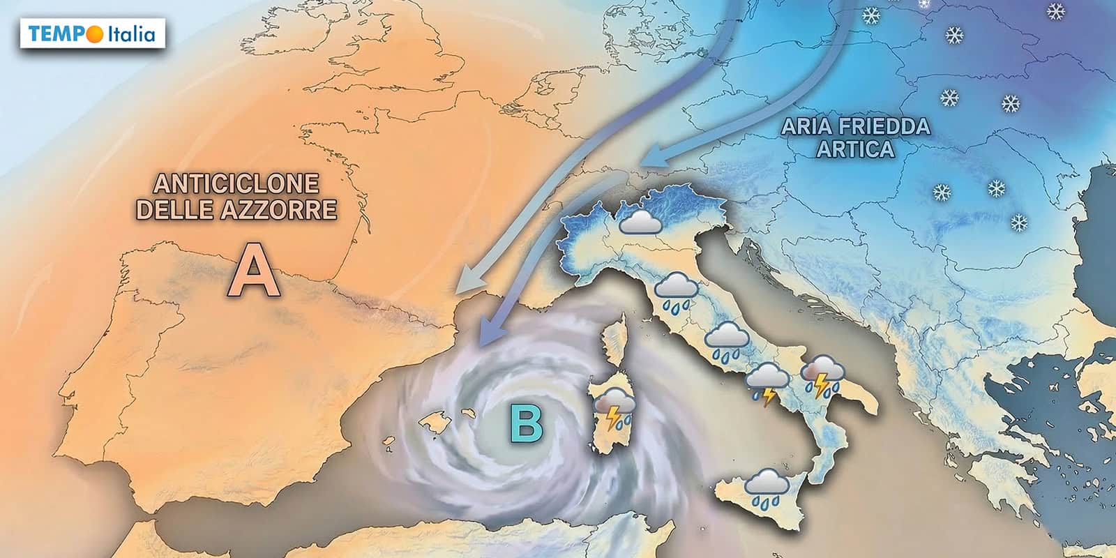 Meteo, la Primavera frena: piogge e Instabilità per molti giorni sull’Italia