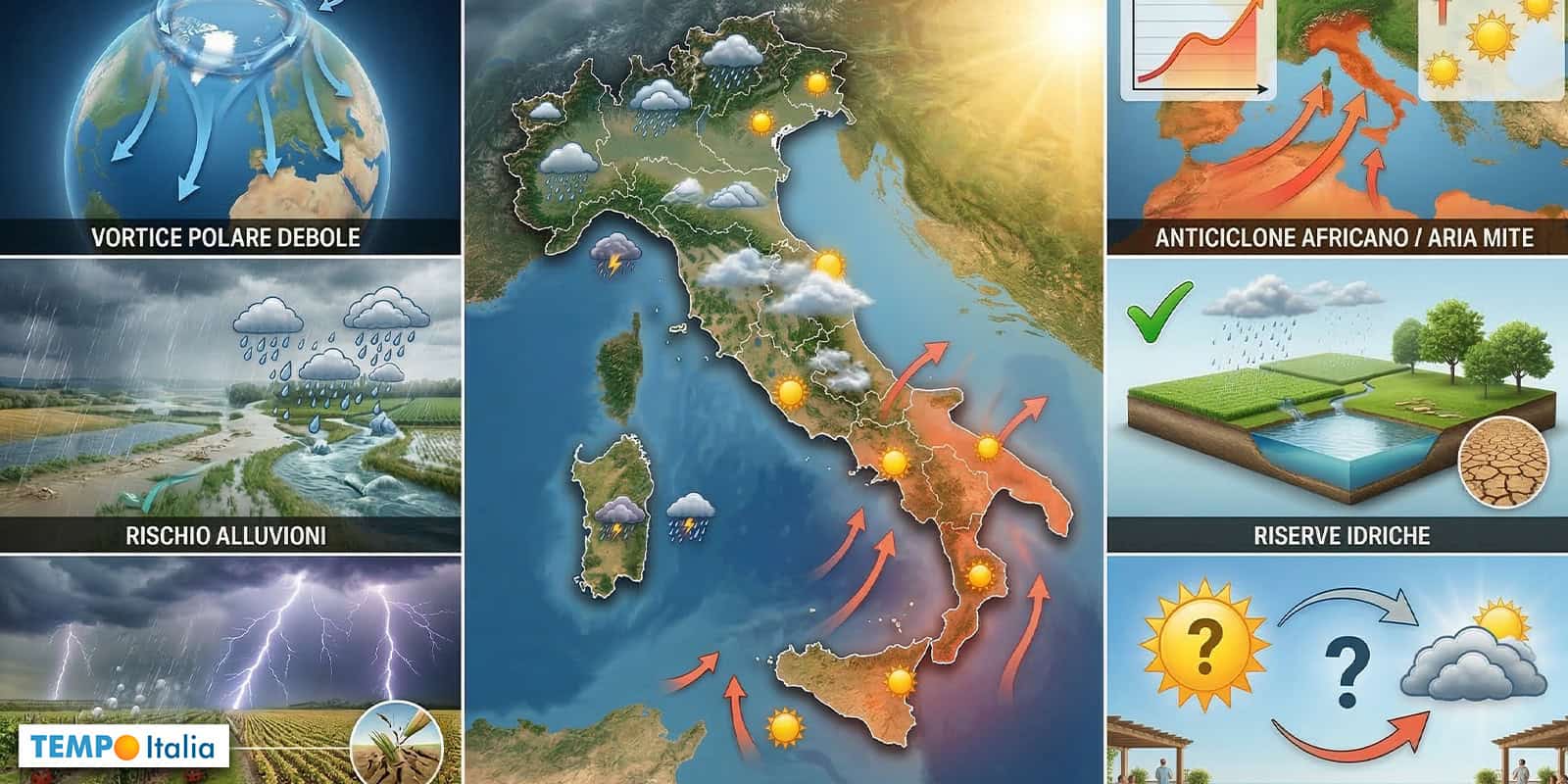 Primavera tra le piogge, ma per Aprile c’è la POSSIBILITÀ di un cambio